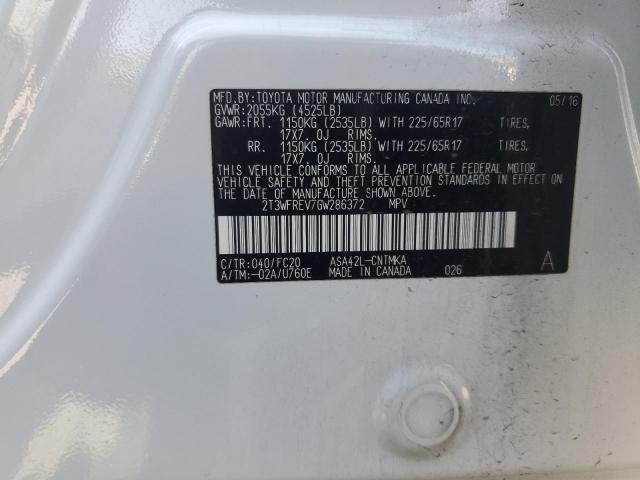 2016 TOYOTA RAV4 XLE - 2T3WFREV7GW286372