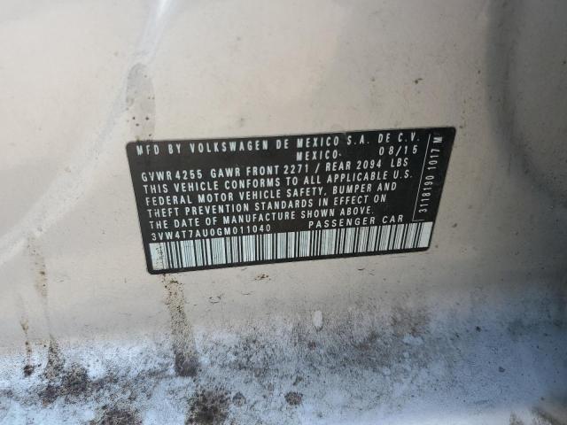 2016 VOLKSWAGEN GTI S/SE 3VW4T7AU0GM011040