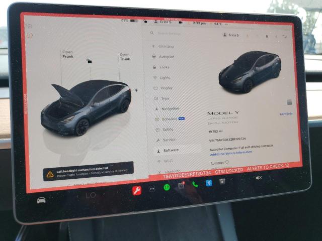 2024 TESLA MODEL Y 7SAYGDEE2RF120734