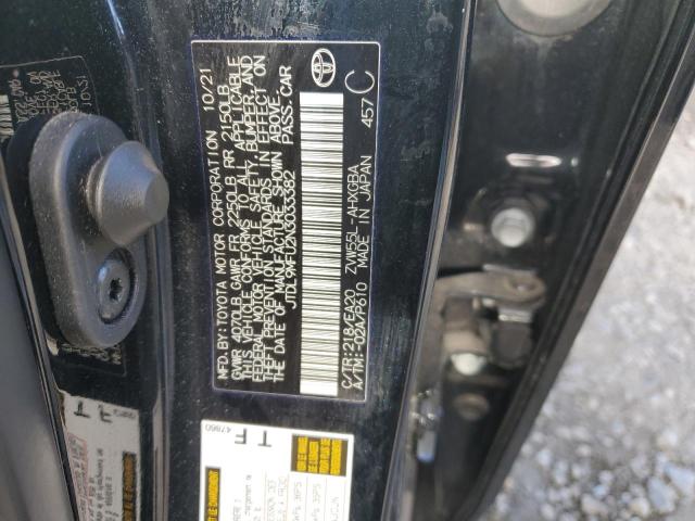 2022 TOYOTA PRIUS LE JTDL9MFU2N3033382