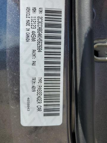 2019 CHRYSLER 300 S - 2C3CCABG4KH562684