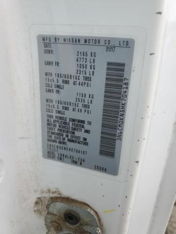 2017 NISSAN NV200 2.5S 3N6CM0KN5HK704187