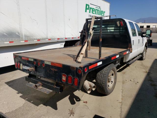 FORD F350 SUPER 2014 white crew cha diesel 1FD7W3FTXEEB36075 photo #4