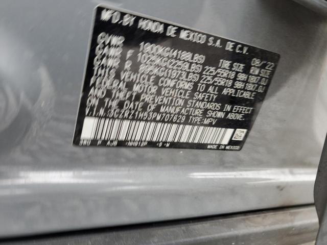 2023 HONDA HR-V SPORT 3CZRZ1H53PM707629
