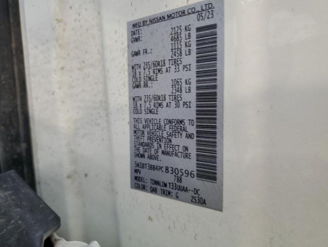 2023 NISSAN ROGUE SV 5N1BT3BB4PC830596