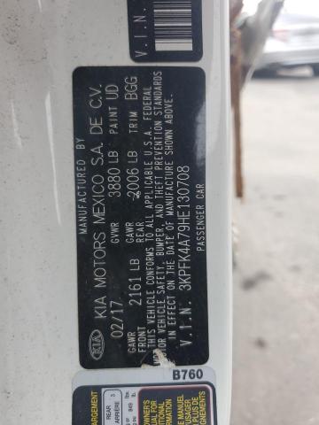 2017 KIA FORTE LX 3KPFK4A79HE130708