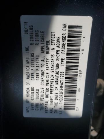 2015 HONDA ACCORD LX 1HGCR2F34FA211206