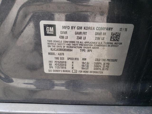 2016 BUICK ENCORE KL4CJASB9GB598564