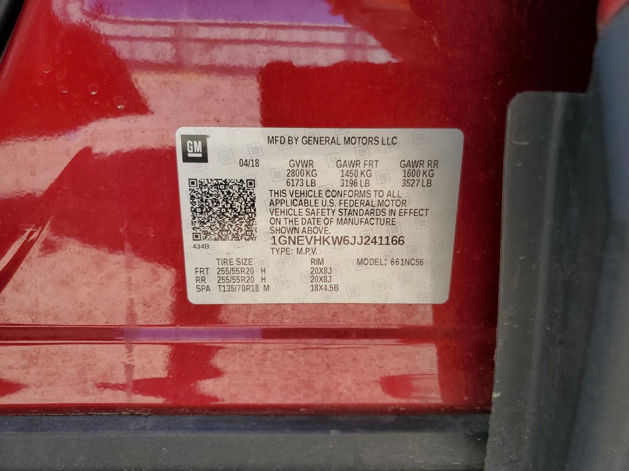 CHEVROLET TRAVERSE LT