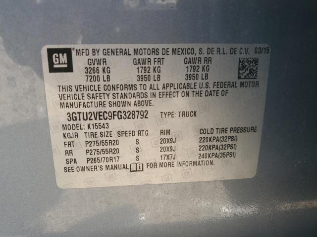 2015 GMC SIERRA K15 3GTU2VEC9FG328792