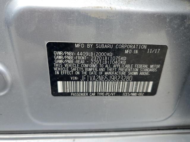 2018 SUBARU WRX STI JF1VA2N65J9823280