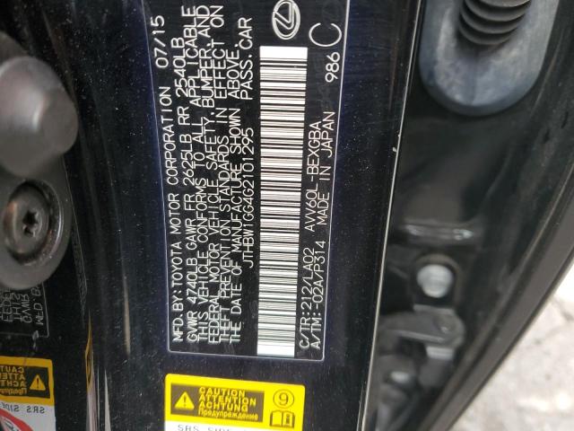 2016 LEXUS ES 300H JTHBW1GG4G2101295