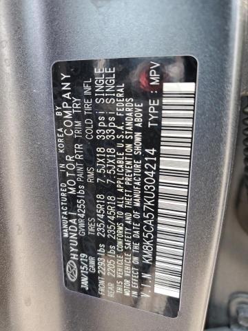 2019 HYUNDAI KONA ULTIM KM8K5CA57KU304214