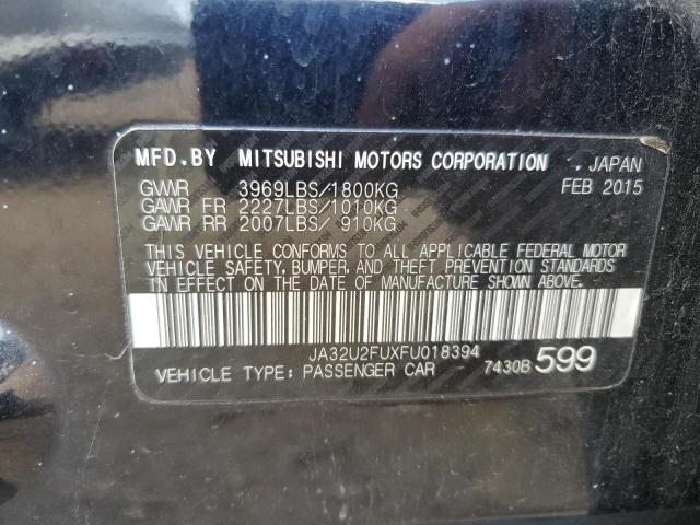 2015 MITSUBISHI LANCER ES JA32U2FUXFU018394