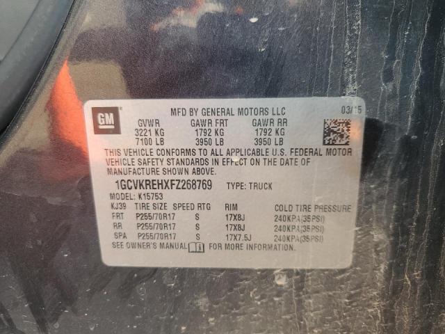 2015 CHEVROLET SILVERADO 1GCVKREHXFZ268769