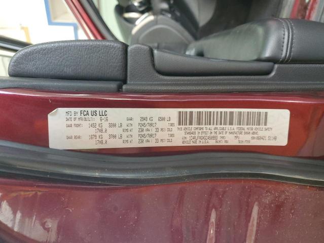 2016 JEEP GRAND CHEROKEE LAREDO 1C4RJFAGXGC450993
