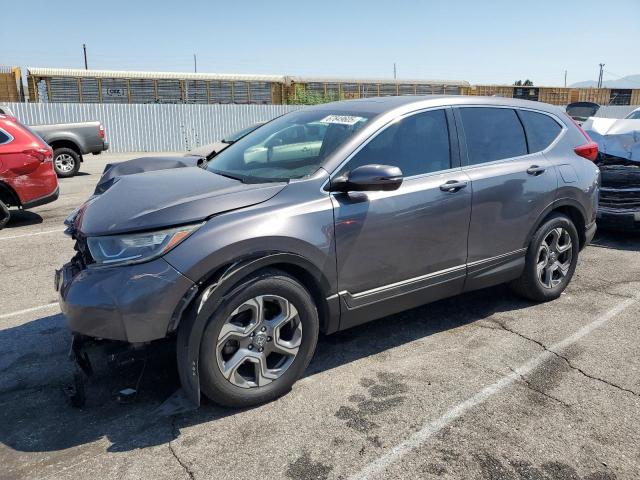 HONDA CR-V EX 2018 gray  gas 5J6RW1H59JA005456 photo #1