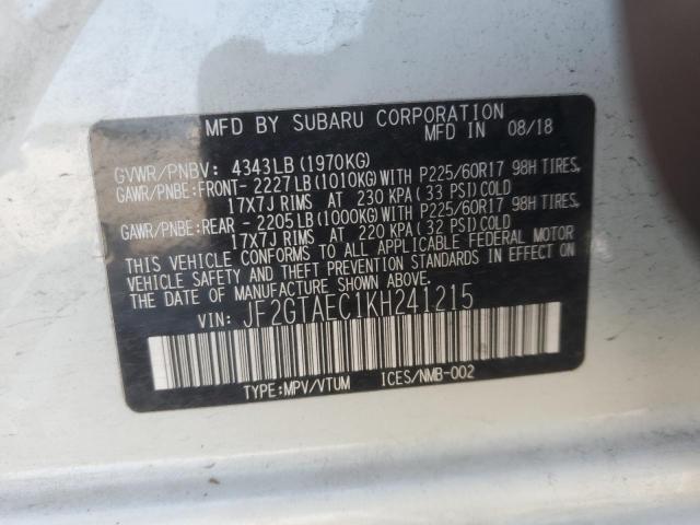 2019 SUBARU CROSSTREK PREMIUM #3292547700