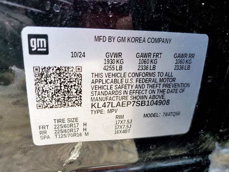 2025 BUICK ENVISTA PREFERRED KL47LAEP7SB104908