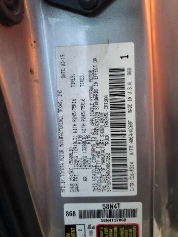 2019 TOYOTA TACOMA ACC 5TFSX5EN0KX067262