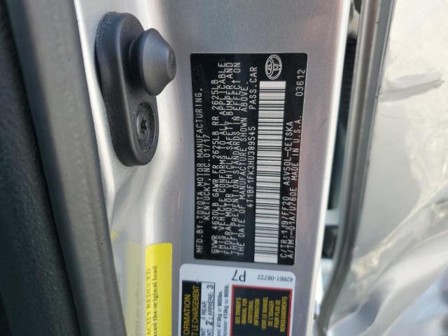 2017 TOYOTA CAMARY SE 4T1BF1FK3HU389545