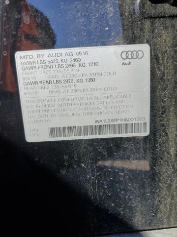 2017 AUDI Q5 PREMIUM PLUS WA1L2AFP1HA001563