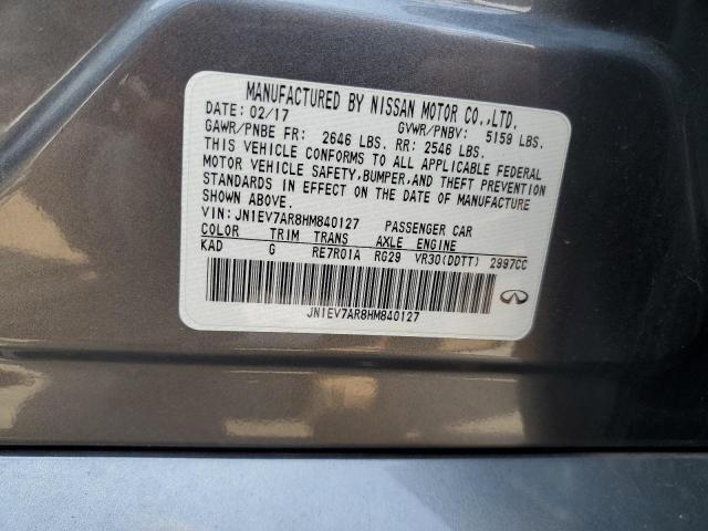 2017 INFINITI Q50 PREMIU JN1EV7AR8HM840127