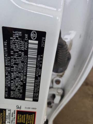 2013 TOYOTA CAMRY L - 4T1BF1FK6DU243523