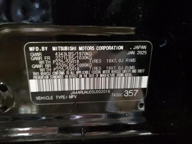 2025 MITSUBISHI OUTLANDER JA4ARUAU0SU002016