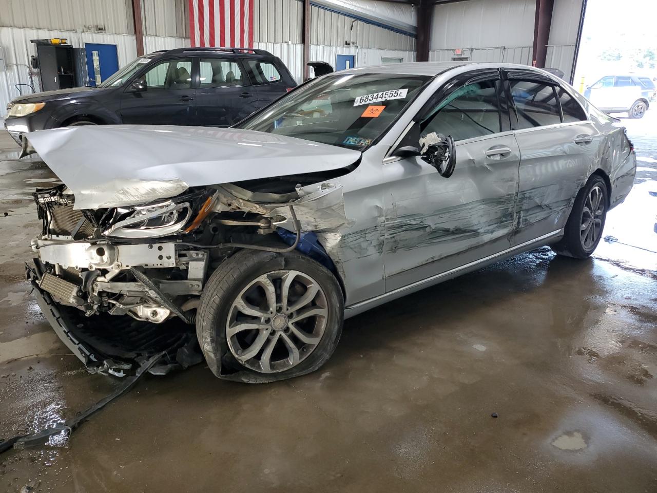Lot #3309289618 2015 MERCEDES-BENZ C 300 4MATIC