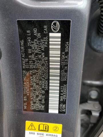 2016 LEXUS ES 350 #3260530136