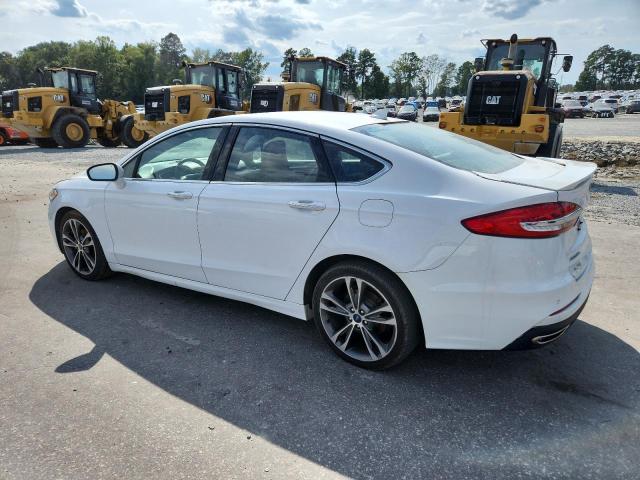FORD FUSION TIT 2019 white  gas 3FA6P0D99KR241952 photo #3
