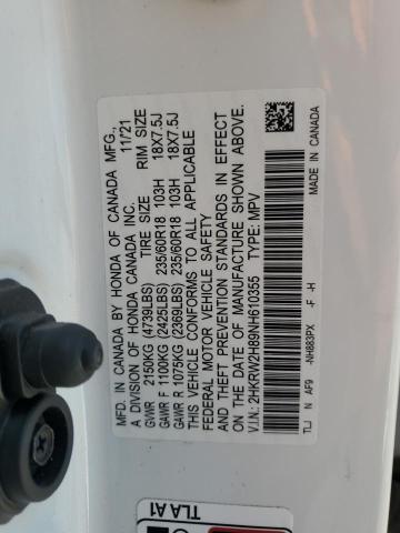2022 HONDA CR-V EXL 2HKRW2H89NH610355