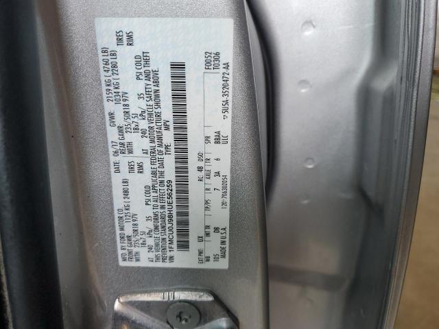 2017 FORD ESCAPE TITANIUM 1FMCU0J98HUE56259