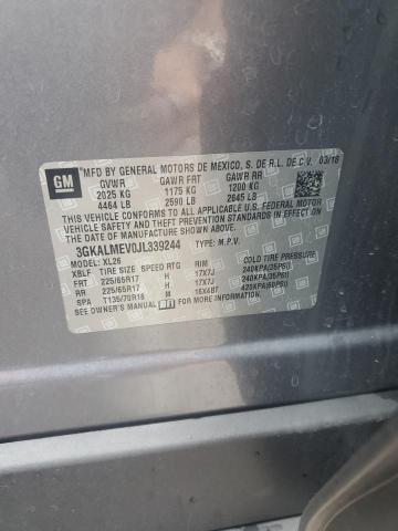 2018 GMC TERRAIN SL 3GKALMEV0JL339244