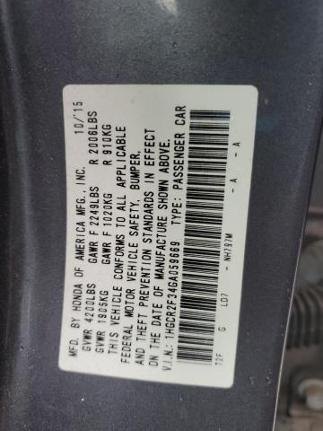 2016 HONDA ACCORD LX - 1HGCR2F34GA059669