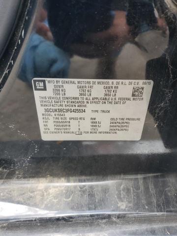 2015 CHEVROLET SILVERADO K1500 LTZ 3GCUKSEC3FG425534