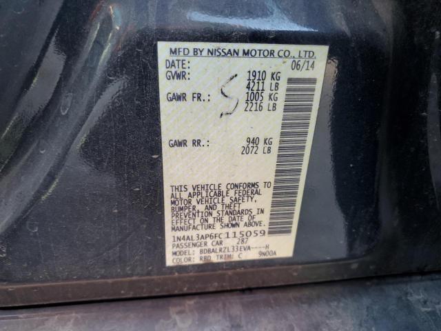 2015 NISSAN ALTIMA 2.5 1N4AL3AP6FC115059