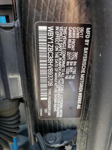 2017 BMW I3 REX WBY1Z8C38HV893708
