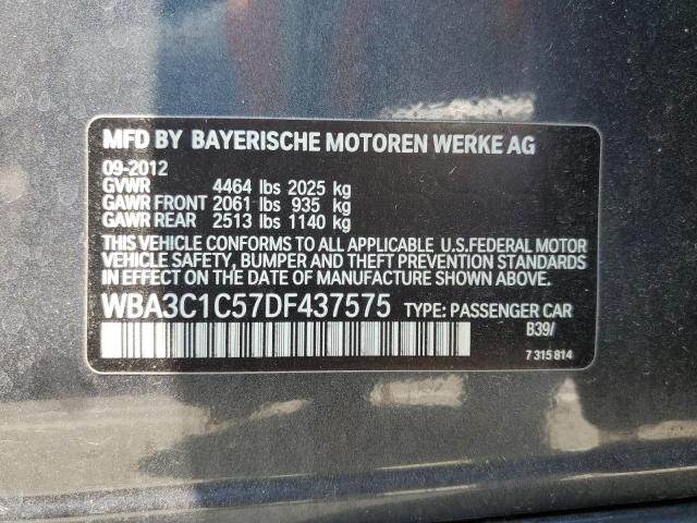 2013 BMW 328 I SULE - WBA3C1C57DF437575