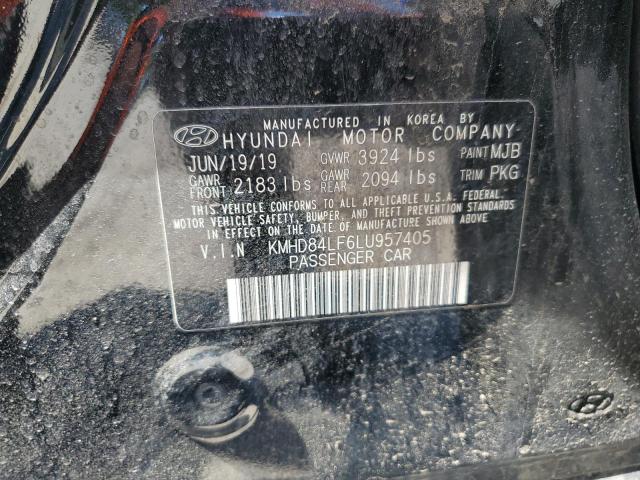 2020 HYUNDAI ELANTRA SEL KMHD84LF6LU957405