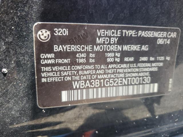 2014 BMW 320 I - WBA3B1G52ENT00130