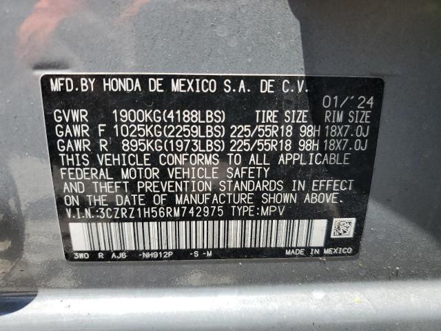 2024 HONDA HR-V SPORT 3CZRZ1H56RM742975