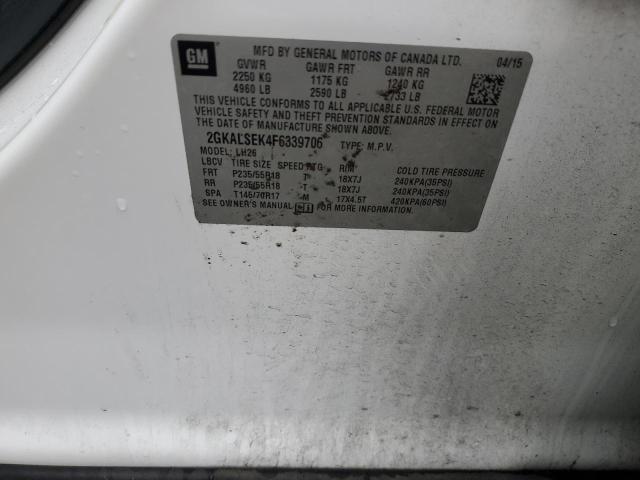 2015 GMC TERRAIN SLT 2GKALSEK4F6339706