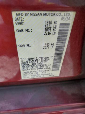 2014 NISSAN ALTIMA 2.5 #3290277202