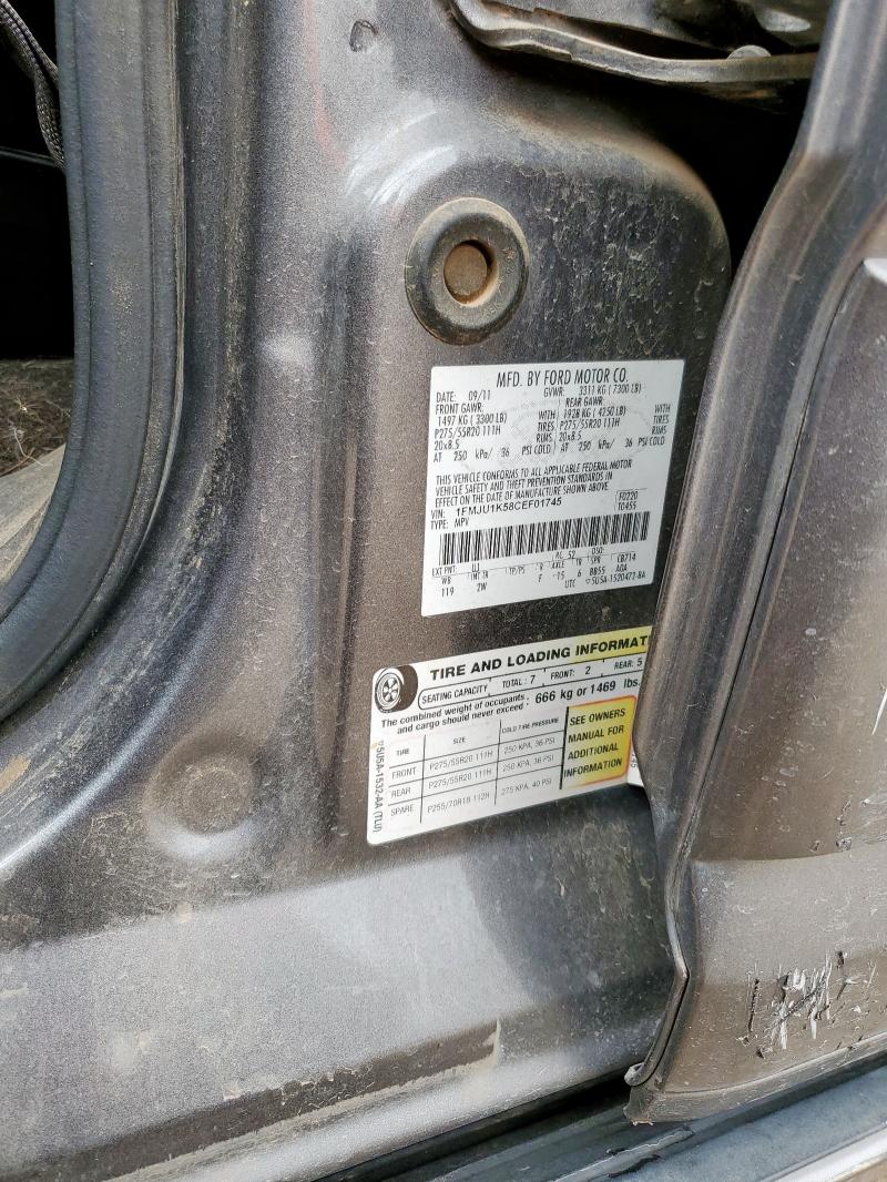 2012 FORD EXPEDITION #3296458647