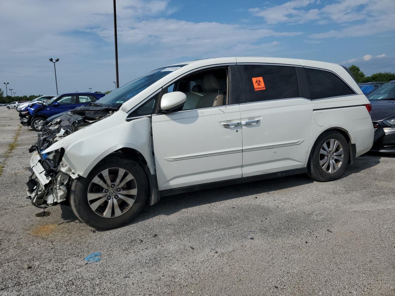 Lot #3220496687 2014 HONDA ODYSSEY EXL