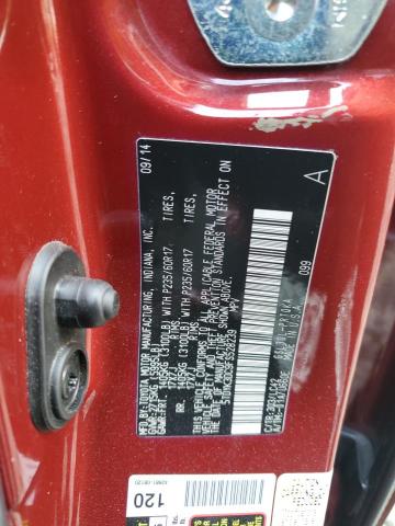 2015 TOYOTA SIENNA XLE 5TDYK3DC9FS528239