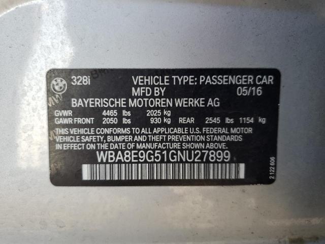 2016 BMW 328 I SULE WBA8E9G51GNU27899