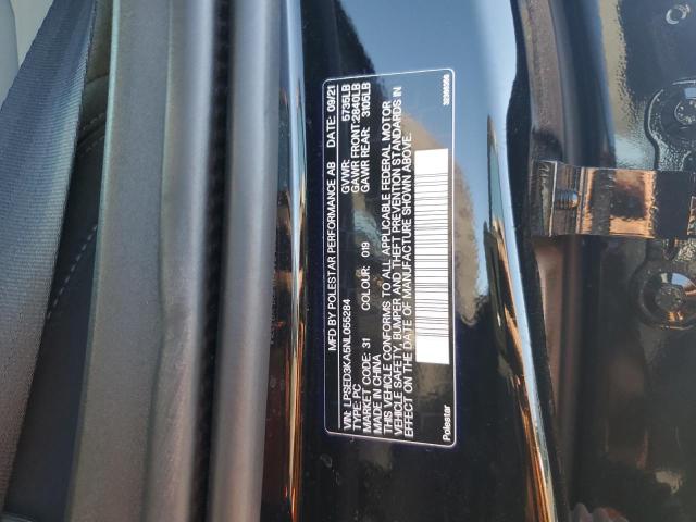 2022 POLESTAR 2 - LPSED3KA5NL055284